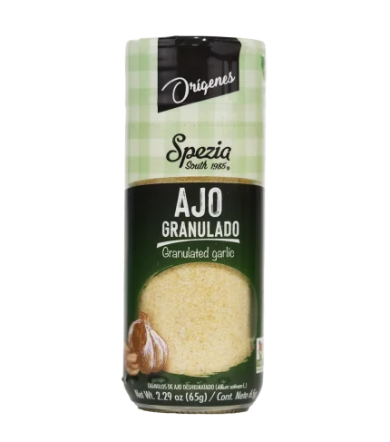 Orígenes Spezia Ajo Granulado Salero 65 gr