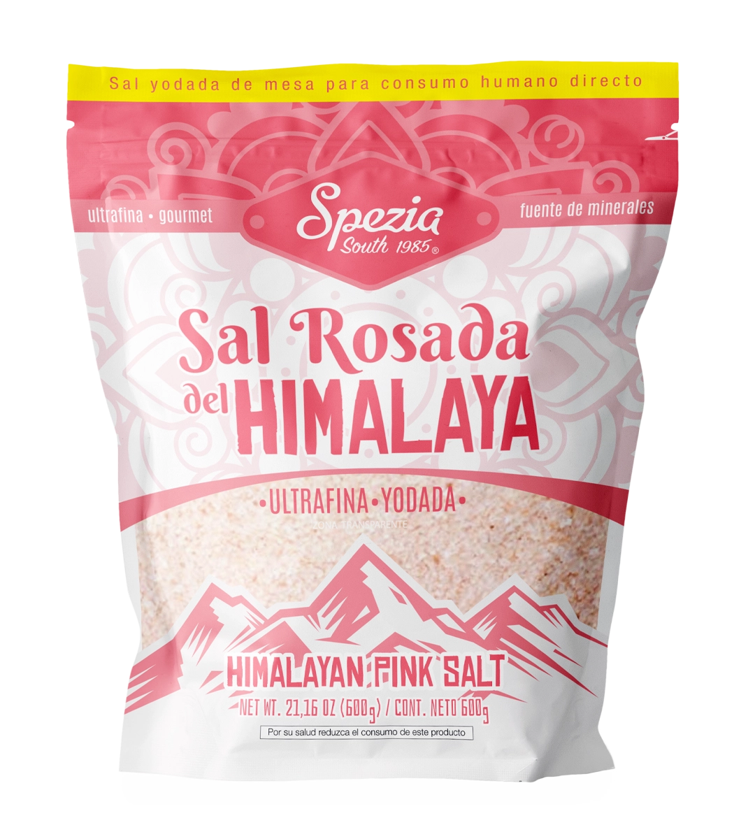 SAL-ROSADA Spezia Sal Rosada del Himalaya 600 gr - Imagen 1