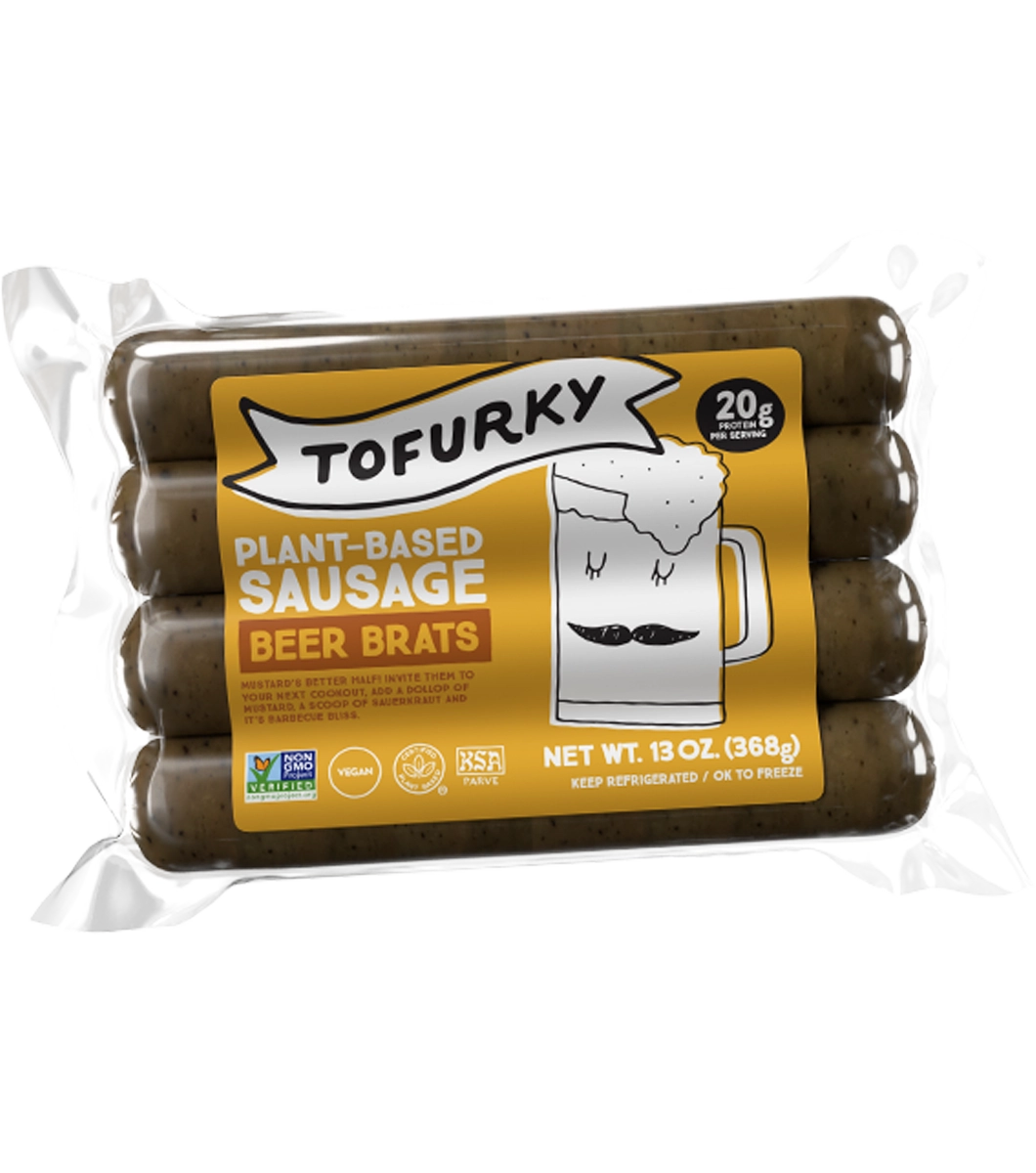 Beer Brats Plant-Based Sausage Tofurky Salchichas Beer Brats Plant-Based 368 gr - Imagen 1