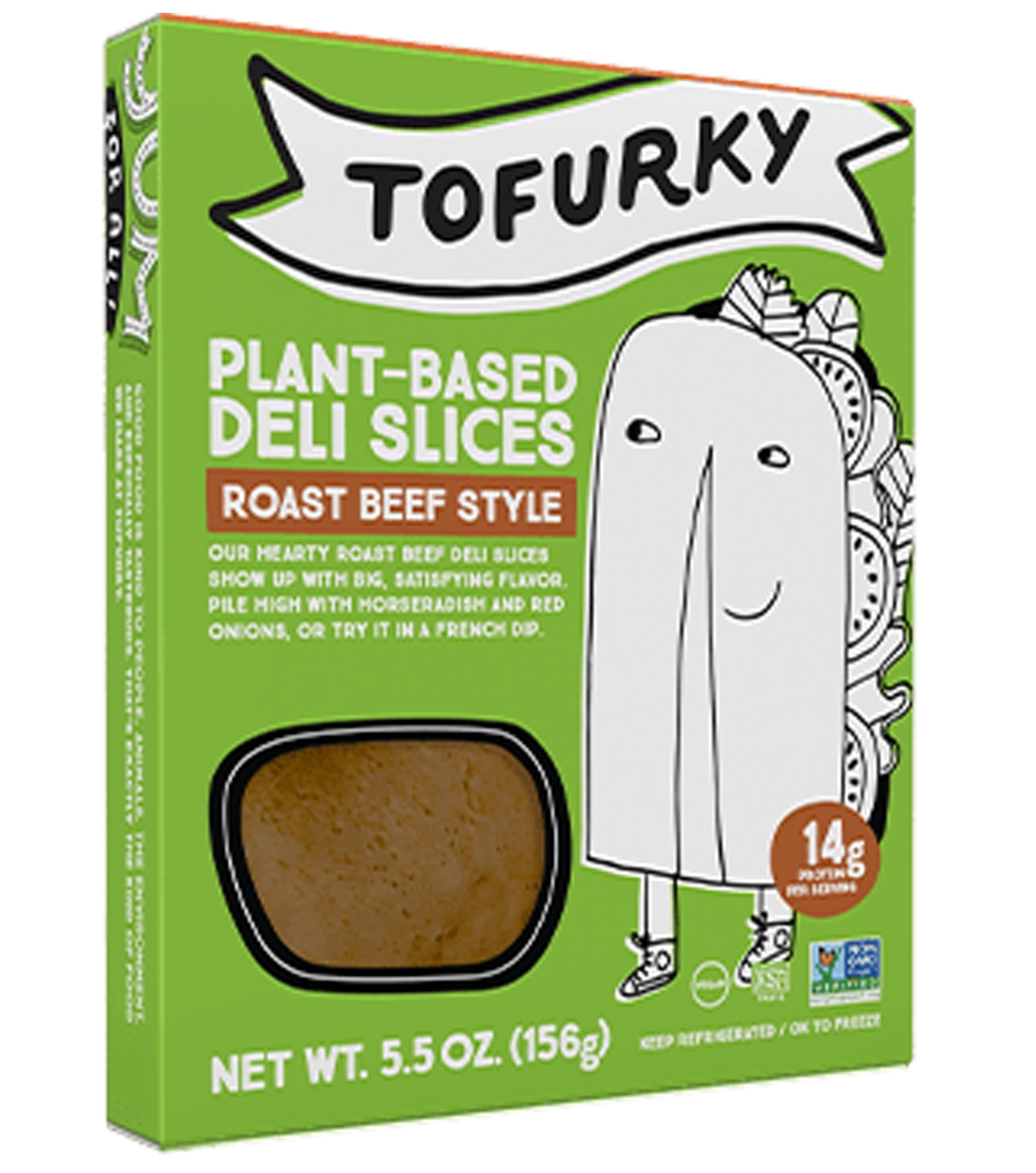 TOFURKY Roast Beef Style Plant-Based Deli Slices Tofurky Jamón Roast Beef Plant Based 156 gr - Imagen 1