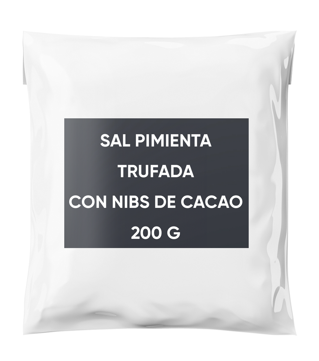500248_ Sal pimienta trufada con nibs de cacao 200g - Imagen 1