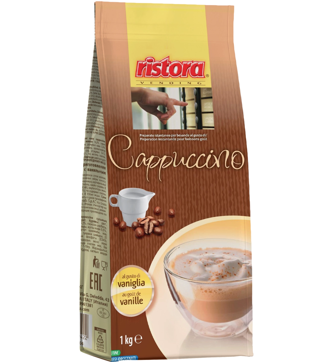 RISTORA CAPPUCCINO Ristora Capuccino Vainilla Mix 1 kg - Imagen 1