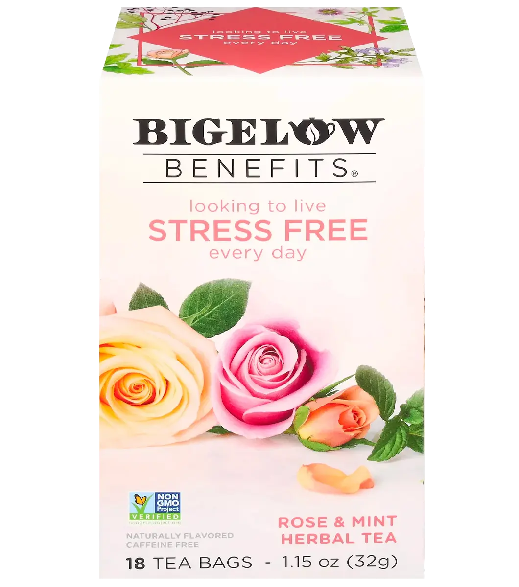 Mesa de trabajo 4 Té Benefits Stress Free Bigelow 18 u - Imagen 1