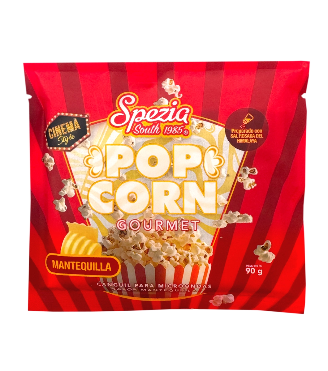 POP CORN Spezia Canguil para Microonda Sabor Mantequilla 90 gr - Imagen 1